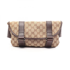 GUCCI Brown Leather Fanny Pack